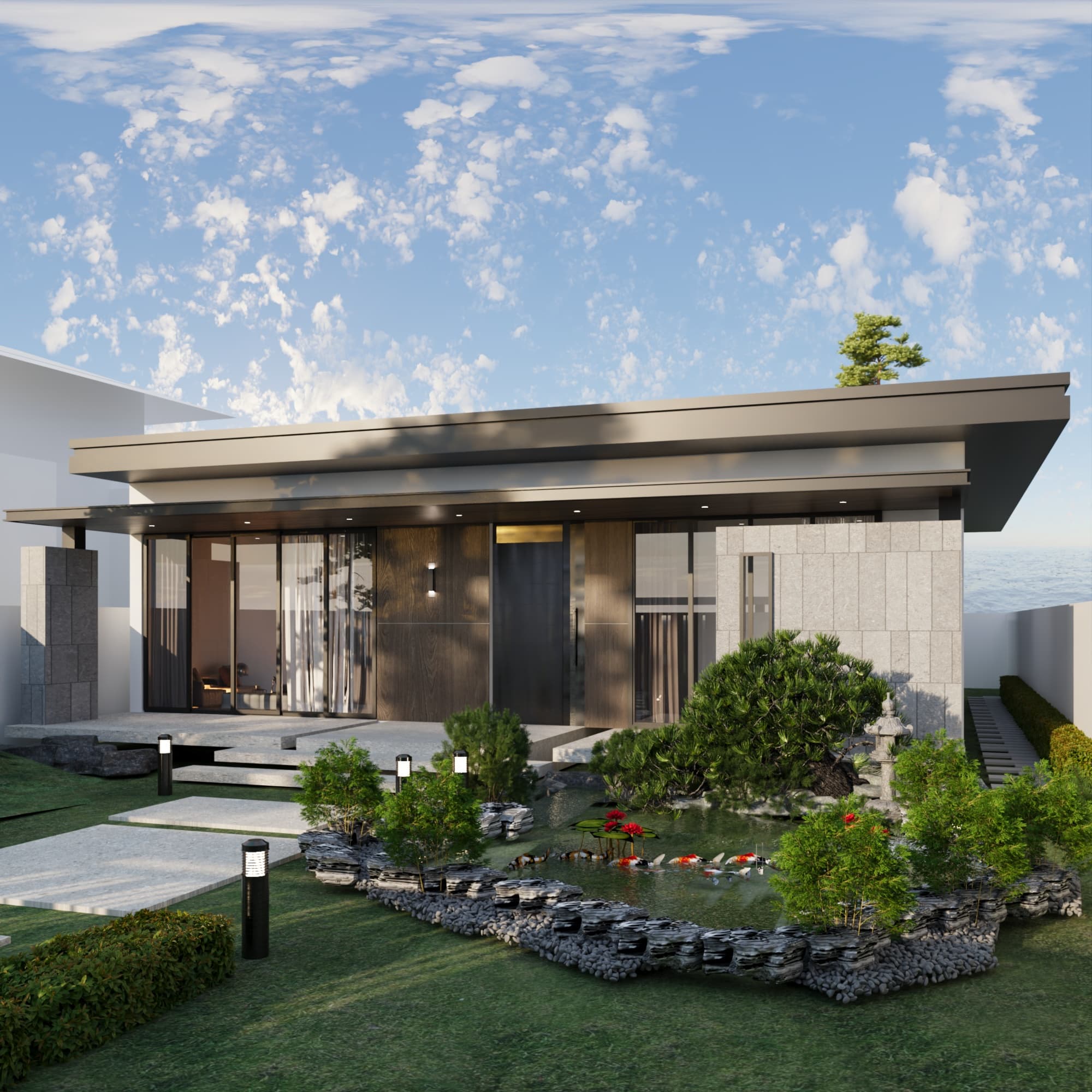 Nhà vườn ẩn mình trên trong núi rừng Tuấn Yến House