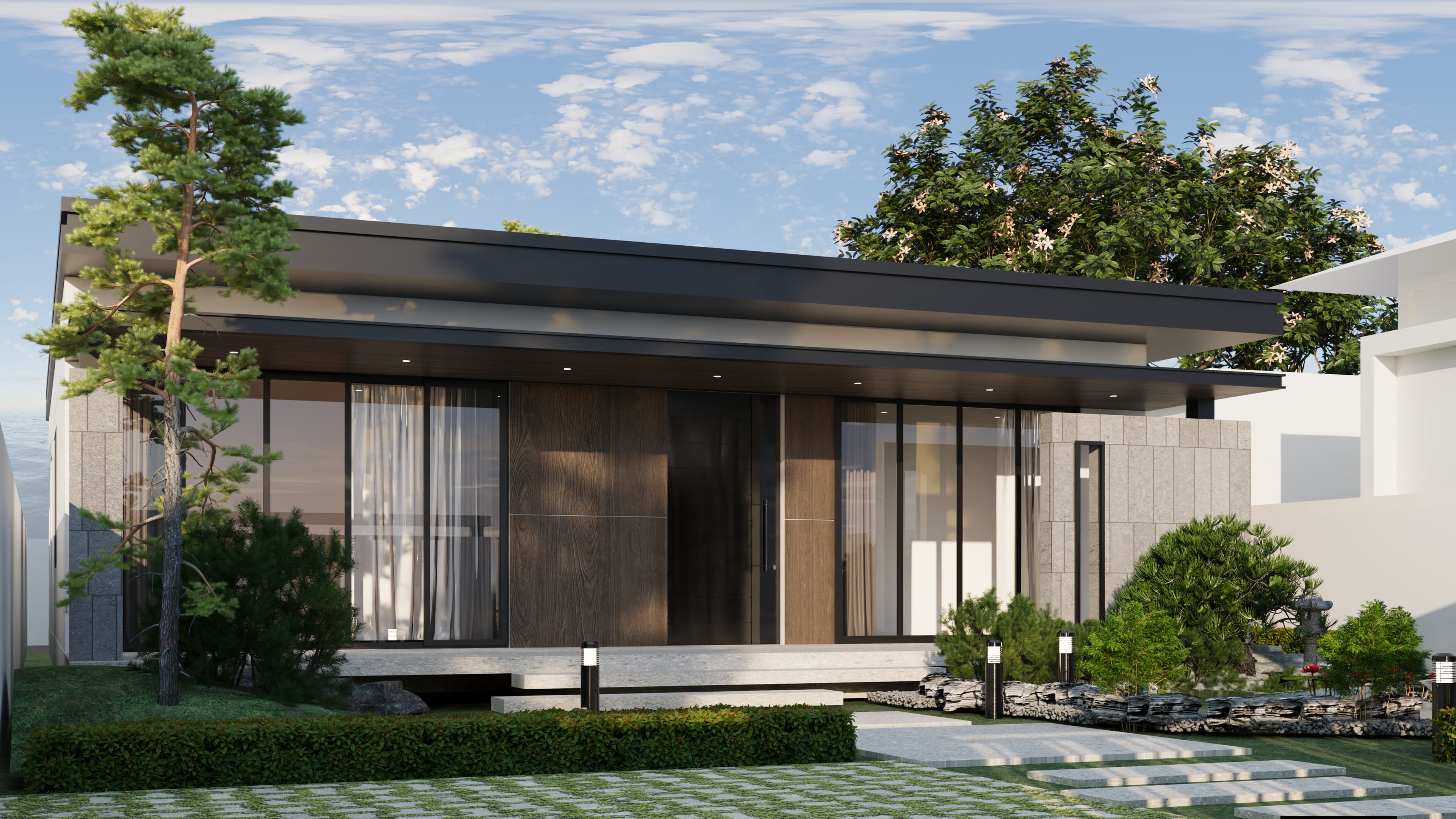 Nhà vườn ẩn mình trên trong núi rừng Tuấn Yến House