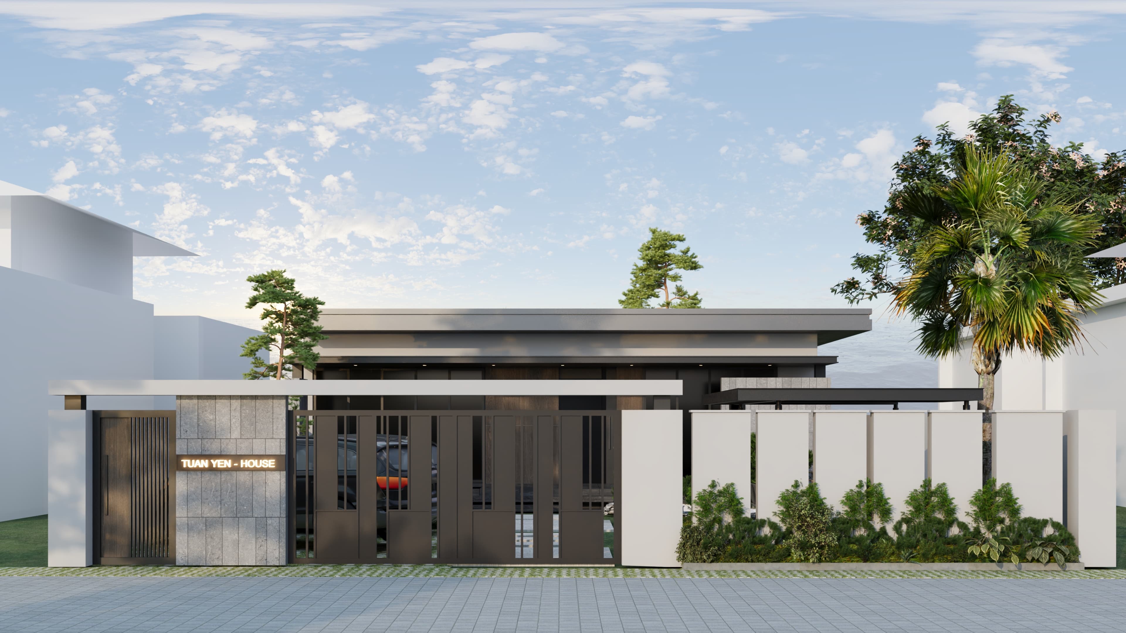 Nhà vườn ẩn mình trên trong núi rừng Tuấn Yến House