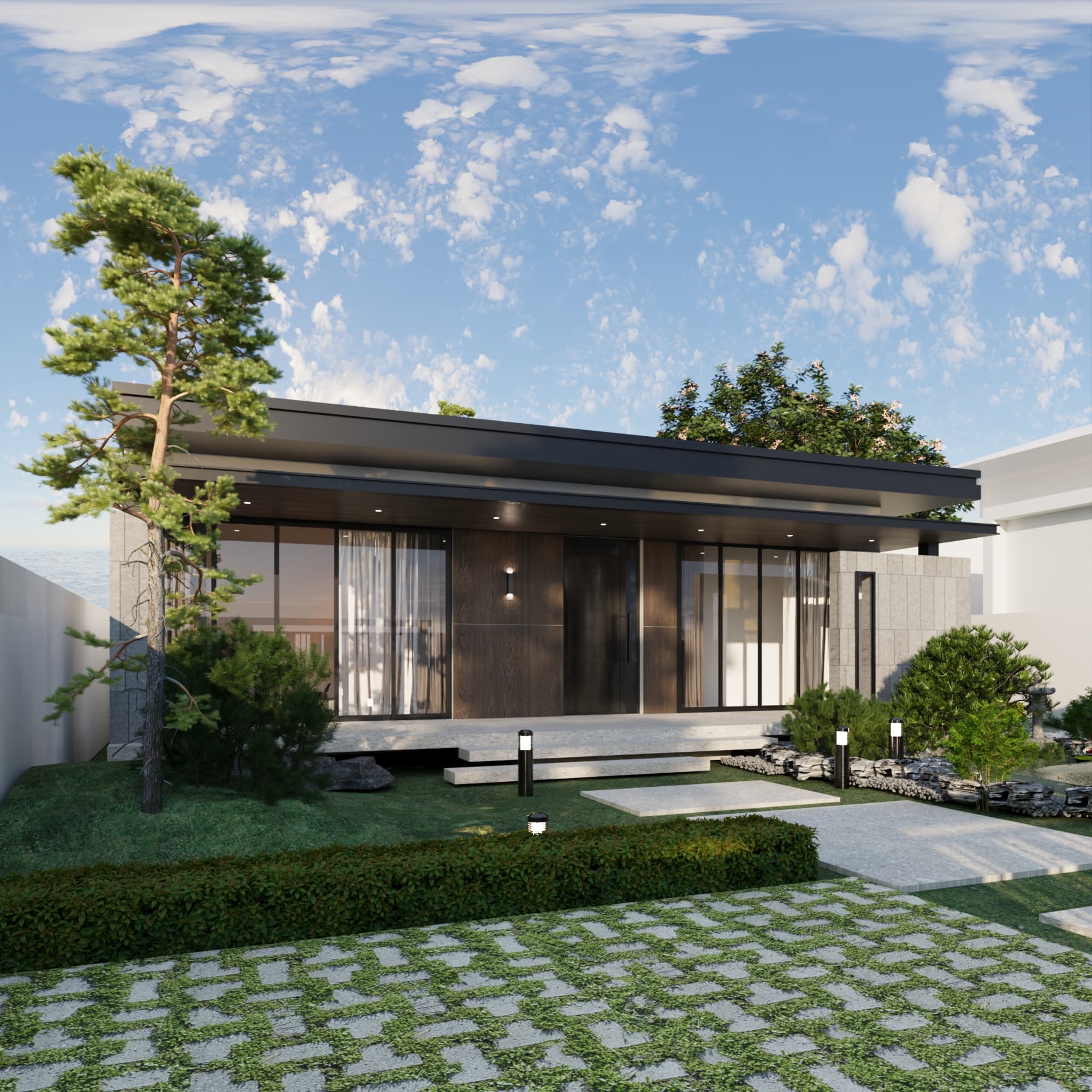 Nhà vườn ẩn mình trên trong núi rừng Tuấn Yến House